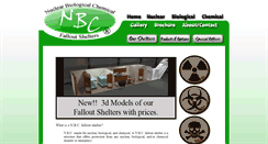Desktop Screenshot of nbcfalloutshelters.com